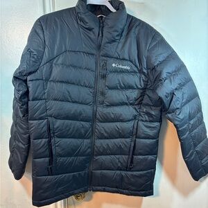 Columbia Black Quilted Down Jacket